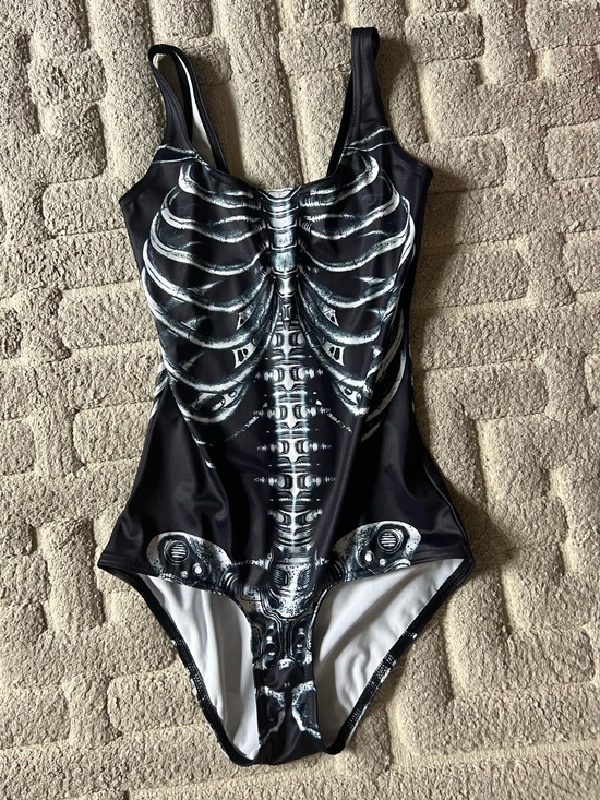 Blackmilk Other - Black milk swim skeleton bodysuit leotard one piece xs
